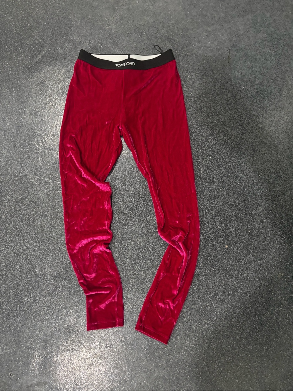 Tom Ford Womens velvet Jogger Pants in fuchsia pink